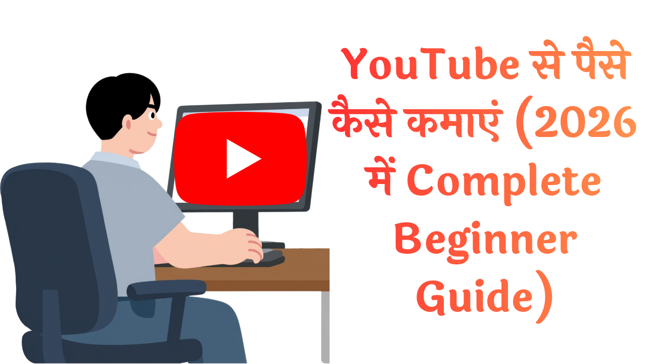 YouTube से पैसे कैसे कमाएं (2026 में Complete Beginner Guide)