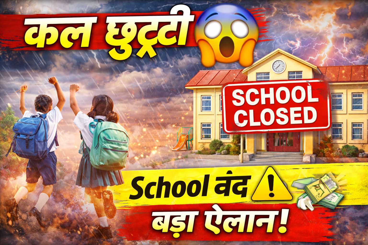 school holiday tomorrow kal school band hai kya holiday news 2026 rain holiday update school college news