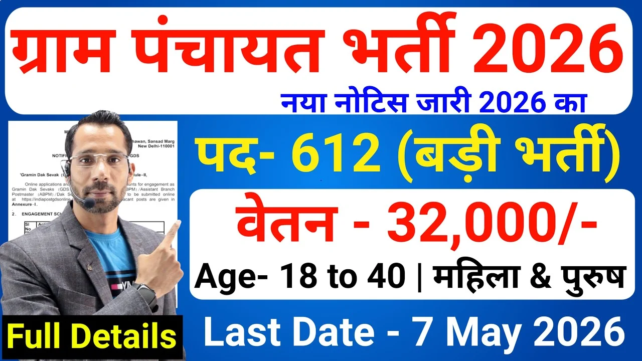 Gram Panchayat Recruitment 2026
